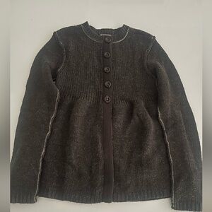 Miss Me Marled Brown Sweater